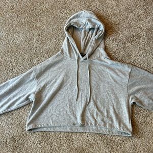 Grey cropped sweater